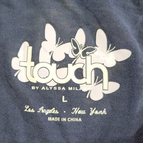 🔹️Touch Blue & Red Burnout St Louis Cardinals Baseball Top Large - Picture 9 of 11